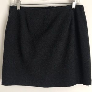 J Crew Gray wool skirt
